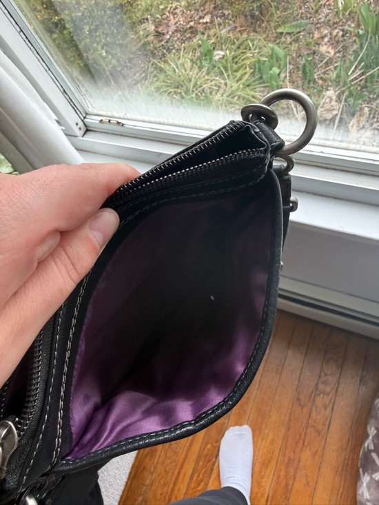 Coach Black Patchwork Crossbody - Picture 7 of 8